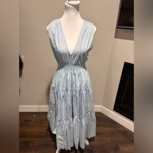 Anthropologie Cyllene Tiered Maxi Dress s/w/f size xs